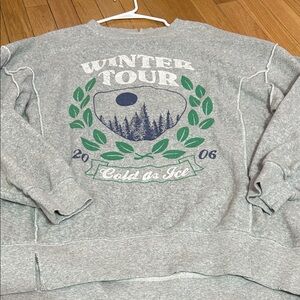 Gray Winter Tour sweatshirt